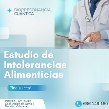 Estudio de intolerancias alimenticias